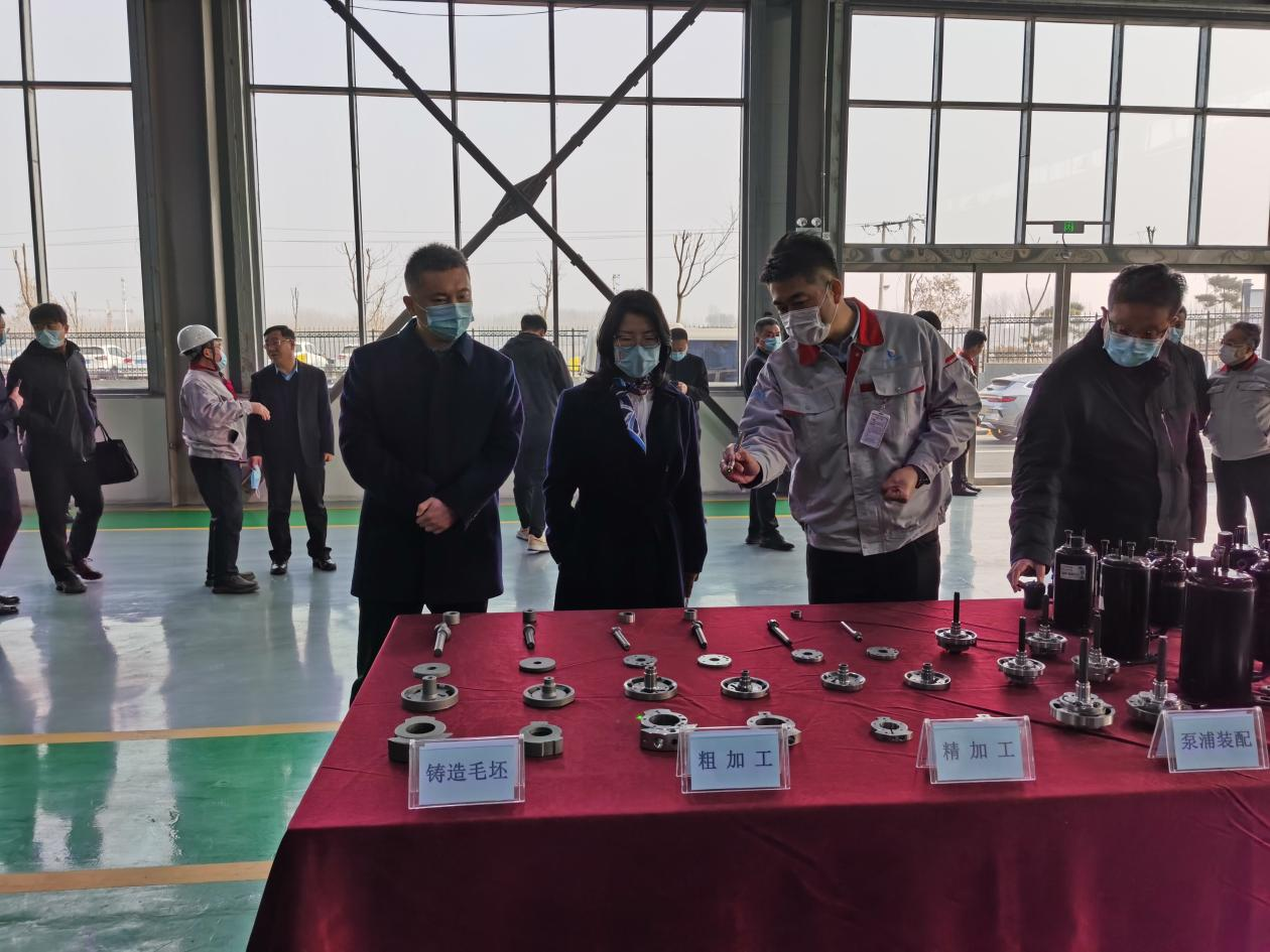 臨汾市委常委、洪洞縣委書記張潞萍一行蒞臨我司調(diào)研指導(dǎo)工作